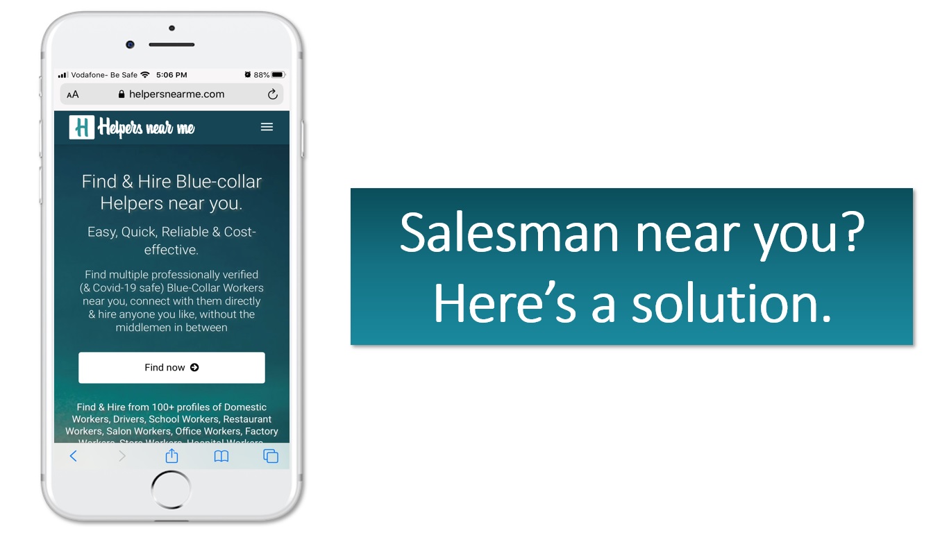 How to find good salesman near me?